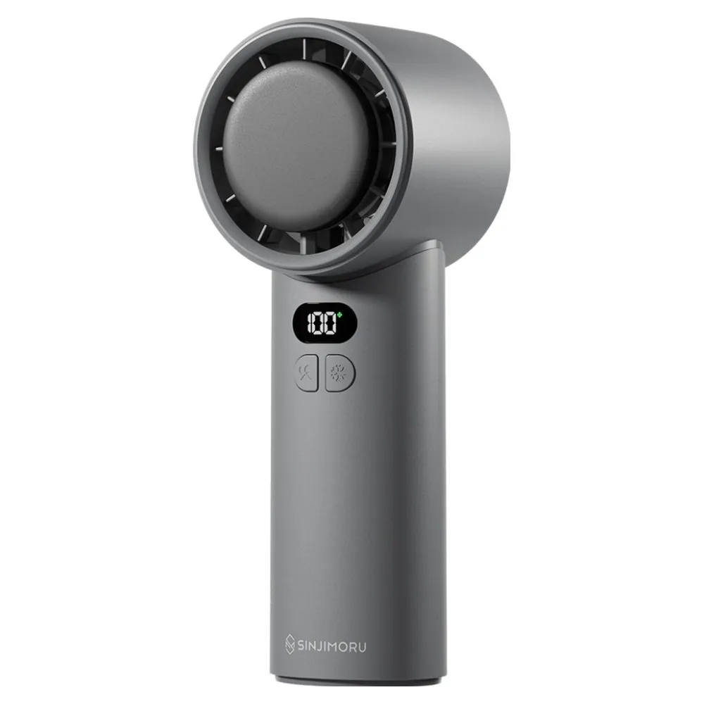 신지모루 오퓨리엠 쿨러팬 펠티어 냉각 휴대용 선풍기, 단일상품, 그레이