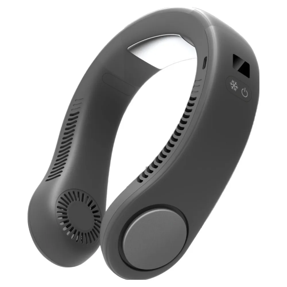 디센느 아이스 넥밴드 선풍기, DSF002, 다크그레이